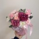 композиция без повода bloom room роза хризантема и диантус