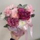 композиция без повода bloom room роза хризантема и диантус