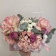 красивая пышная сумочка bloom room с гортезией розозой и хризантемой