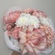 необычный букет bloom room роза,гортензия и хризантема