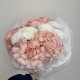 необычный букет bloom room роза,гортензия и хризантема