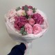 яркий букет  bloom room розы ,хризантемы