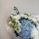 букет бабочка bloom room гортензия,хризантема и эустома