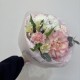 букет-комплимет bloom room роза,хризантема и диантус