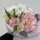 букет-комплимет bloom room роза,хризантема и диантус