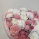 шикарный букет bloom room роза и хризантема