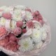 шикарный букет bloom room роза и хризантема