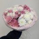шикарный букет bloom room роза и хризантема
