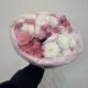 шикарный букет bloom room роза и хризантема