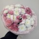 шикарный букет bloom room роза и хризантема