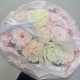 милый букетик bloom room роза хризантема и диантус