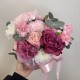 яркая композиция bloom room роза диантус и хризантема