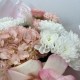 Нежный сборный букет с французскими розами, гортензией и хризантемами с доставкой по Екатеринбургу