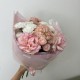Нежный сборный букет с французскими розами, гортензией и хризантемами с доставкой по Екатеринбургу