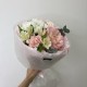 Букет-комплимент с французской розой, хризантемой, диантусами и альстромерией с доставкой по Екатеринбургу