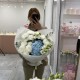 Букет из хризантем, эустомы, гортензии и эвкалипта с доставкой по Екатеринбургу