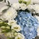 Букет из хризантем, эустомы, гортензии и эвкалипта с доставкой по Екатеринбургу