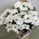 Букет-комплимент из хризантем в крафте с доставкой по екатеринбургу
